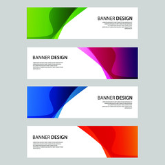 Fototapeta premium Vector Abstract design banner web template