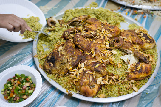 Arabian food closeup