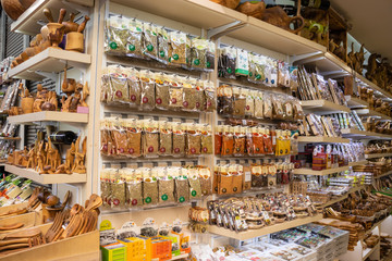 Spices sold on local market in athens