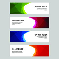 Vector Abstract design banner web template