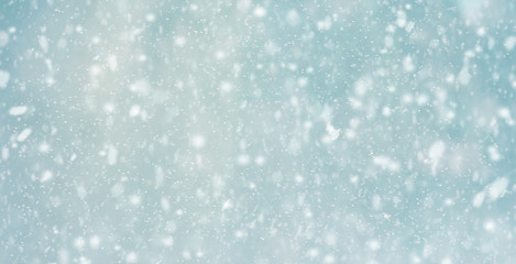 Abstract Winter background abstract bokeh