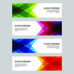 Vector Abstract design banner web template