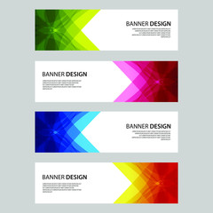 Vector Abstract design banner web template