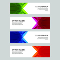Vector Abstract design banner web template