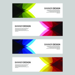 Vector Abstract design banner web template