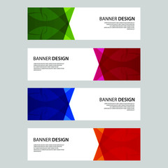 Fototapeta premium Vector Abstract design banner web template