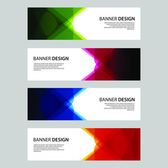 Vector Abstract design banner web template
