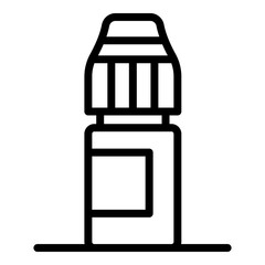 Eye drops icon. Outline eye drops vector icon for web design isolated on white background