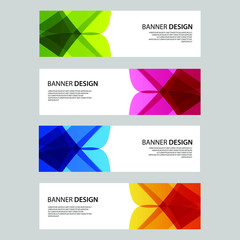 Vector Abstract design banner web template