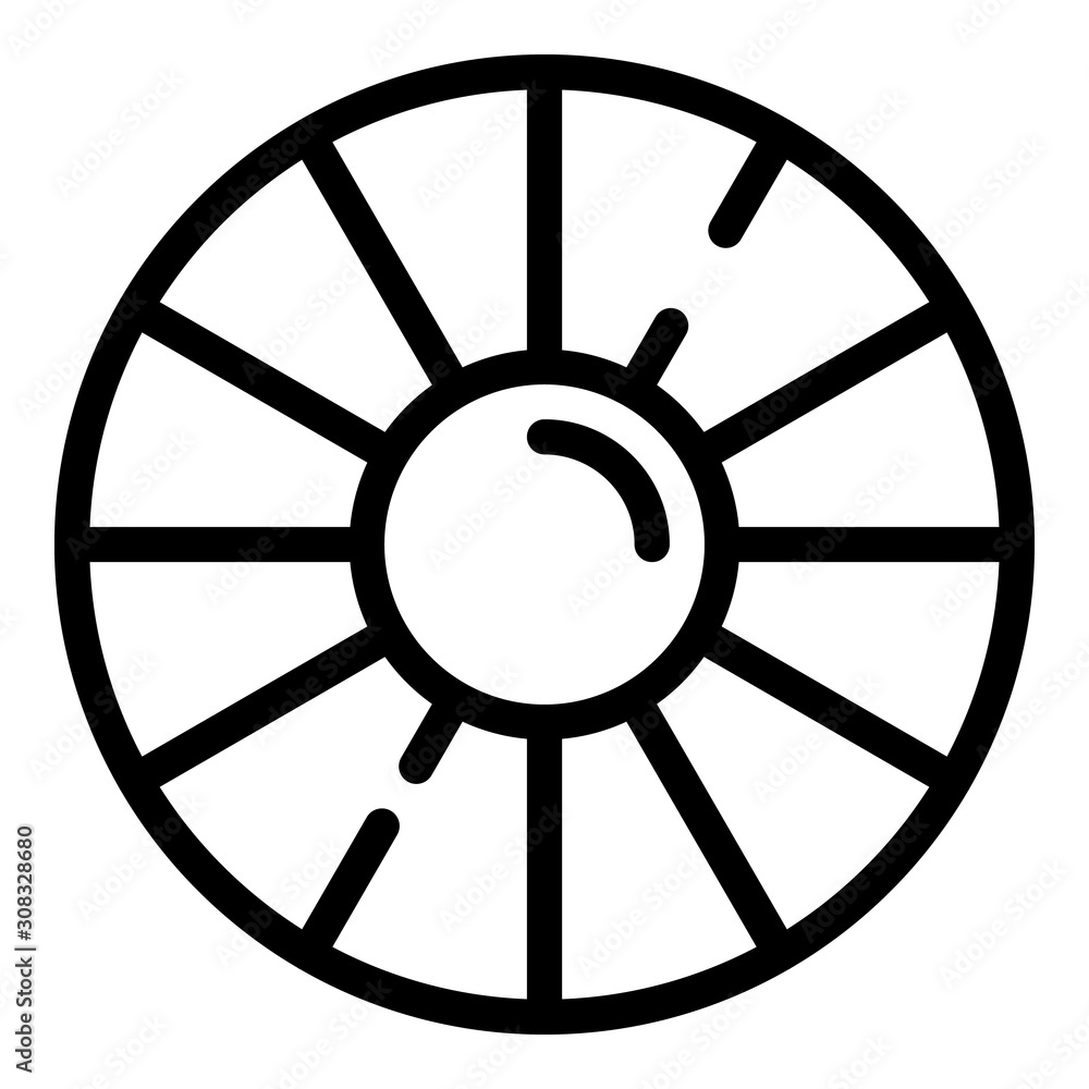 Poster retina close up icon. outline retina close up vector icon for web design isolated on white backgroun