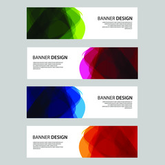 Fototapeta premium Vector Abstract design banner web template