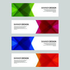 Vector Abstract design banner web template