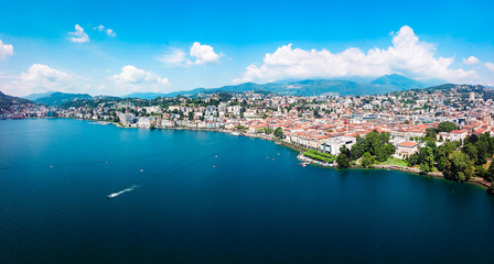 Locarno town on Lake Maggiore