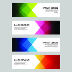 Vector Abstract design banner web template