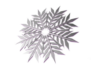 tender snowflake background, 3d illustration