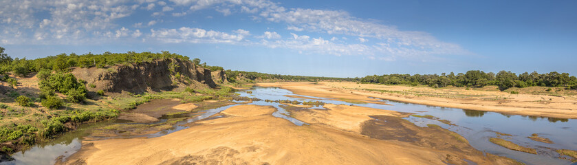 Fototapeta na wymiar Letaba river lookout panorama