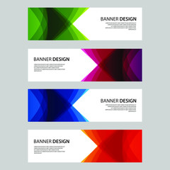 Vector Abstract design banner web template