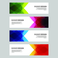 Vector Abstract design banner web template