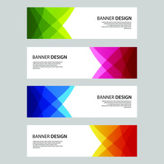 Vector Abstract design banner web template