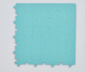 Big assembled piece of puzzle