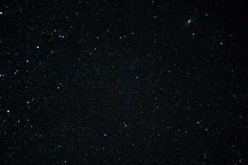 Detailed space photo in a starry night.