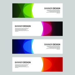 Fototapeta premium Vector Abstract design banner web template
