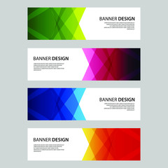 Vector Abstract design banner web template