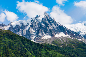 Fototapeta premium Mont Blanc highest mountain, Europe