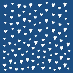 Abstraktes nordisches Trandy-Muster mit Sternen für Dekorationsinnenraum, Druckplakate, tolle Karte, Bussines-Banner, Umhüllung in trendiger Pantone 2020-Farbe klassisches Blau im Vektor. © anntre