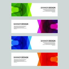 Fototapeta premium Vector Abstract design banner web template