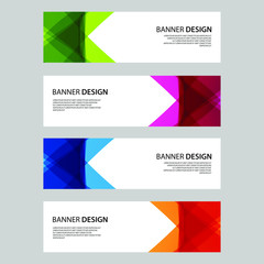 Vector Abstract design banner web template