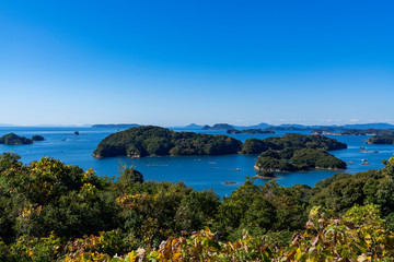 [長崎県]九十九島の風景（船越展望台）