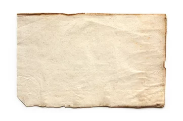 Fotobehang oude, vintage papier achtergrond geïsoleerd op wit © RPL-Studio