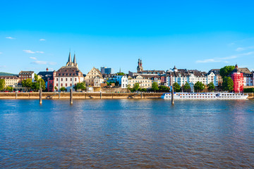 Fototapeta premium Koblenz city skyline in Germany