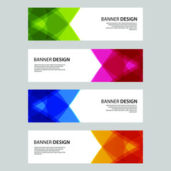 Vector Abstract design banner web template