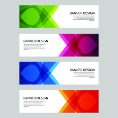 Fototapeta premium Vector Abstract design banner web template