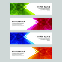 Vector Abstract design banner web template