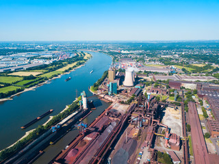 Fototapeta premium Power plant in Duisburg, Germany
