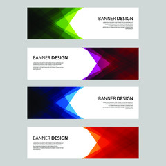 Vector Abstract design banner web template