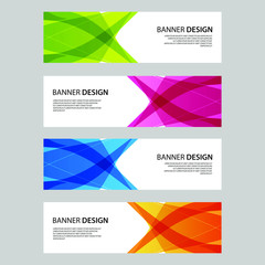 Vector Abstract design banner web template