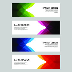 Vector Abstract design banner web template