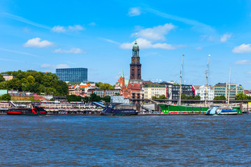 Obraz premium Hamburg city centre view, Germany