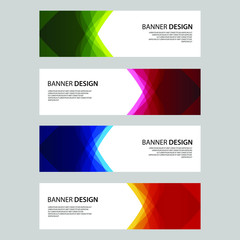 Fototapeta premium Vector Abstract design banner web template