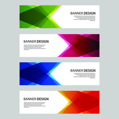 Fototapeta premium Vector Abstract design banner web template