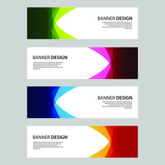 Vector Abstract design banner web template