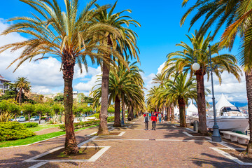Public park promenade, La Spezia