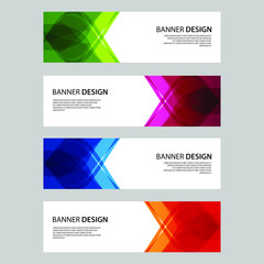 Vector Abstract design banner web template