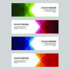 Fototapeta premium Vector Abstract design banner web template