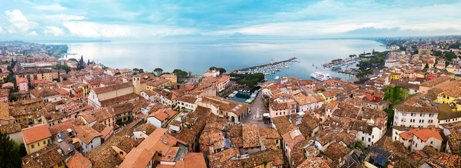 Desenzano del Garda aerial view