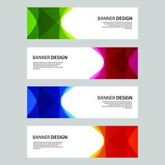 Vector Abstract design banner web template